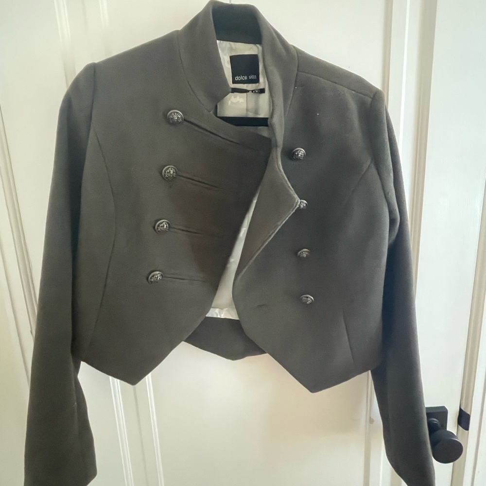 Dolce Vita wool cropped coat Sz M